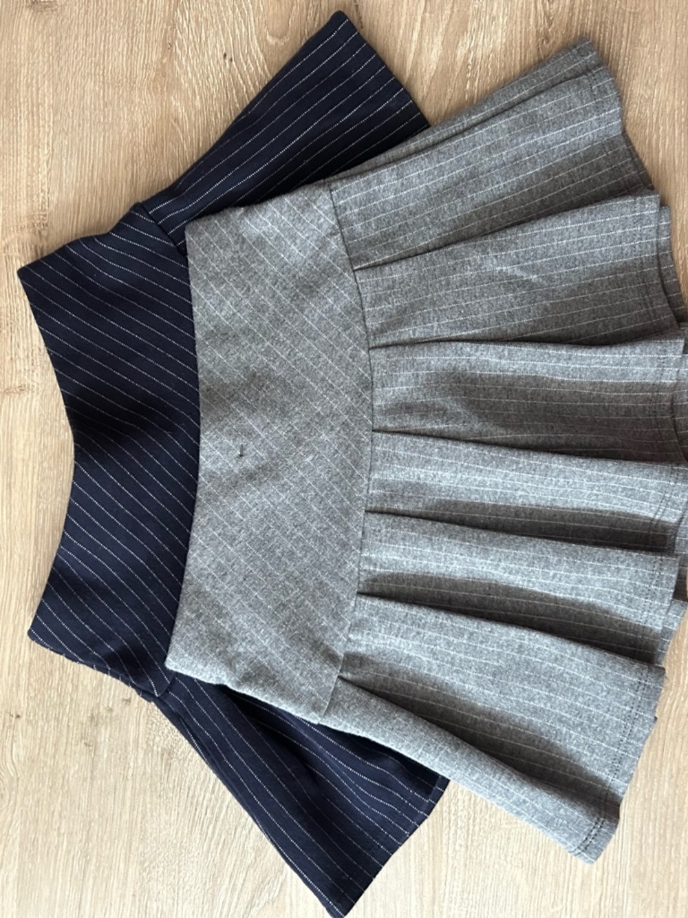 H&M Grey Pleated Skater Skirt 3t/4t